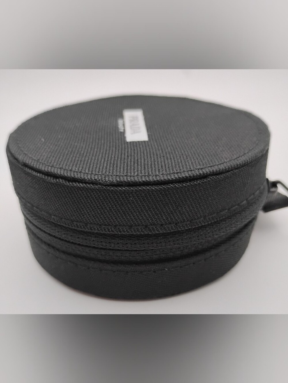 Prada Beauty Black Round Cosmetic Case - Picture 4 of 5